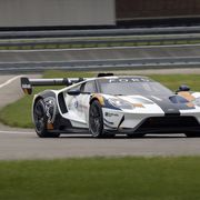 See the Ford GT Mk II in action at the test track, using its 700 hp, racing slicks and 1900 lbs of down&nbsp;force

