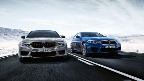 The 2019 BMW M5 Competition delivers 617 hp and 553 lb-ft of torque.
