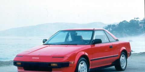 The first-generation Toyota MR2 ran from 1984-1989.
