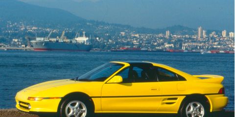 The second-generation Toyota MR2 ran from 1989-1999.
