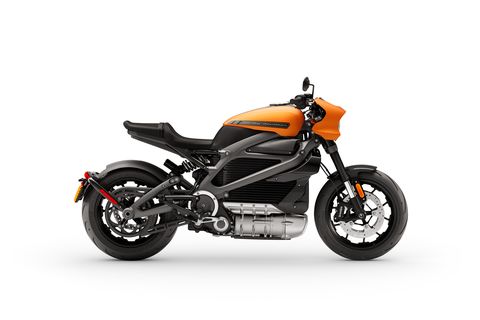 Harley-Davidson's bid for the future starts with the all-electric 2020 LiveWire. The LiveWire packs 86 lb-ft of torque and 105 hp, and its 15.5 kWh lithium-ion battery enables a range of 146 miles -- in the city. The company pegs highway range at 70 miles.

