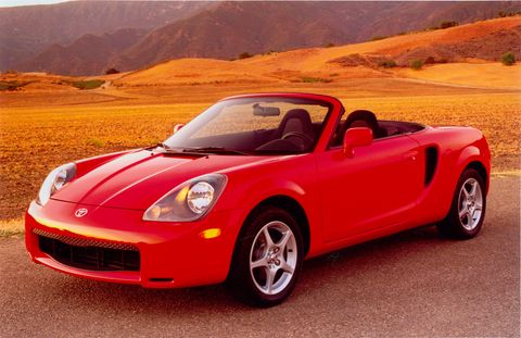 The third-generation of Toyota MR2 ran from 1999-2007.
