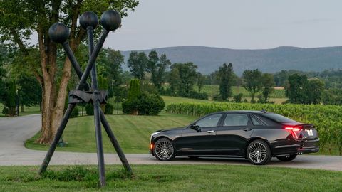 The 2020 Cadillac CT6-V comes with the company's new Blackwing engine delivering 550 hp.

