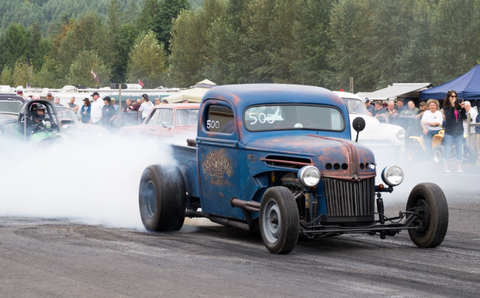 Cool hot rods, gassers and a few jalopys take over Riverdale Raceway in Toutle, Washington for the&nbsp;Billetproof Hot Rod Eruption Drags
