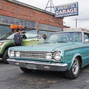 Mopar's 1967 Plymouth Belvedere, dubbed the Hellvedere, gets power from a 6.2-liter supercharged Hellcrate V8. There are subtle modern touches and modern seats, but this is otherwise a vintage-styled sleeper.
