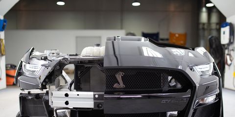 The&nbsp;various heat exchangers in the 2020 Ford Mustang Shelby GT500&nbsp;
