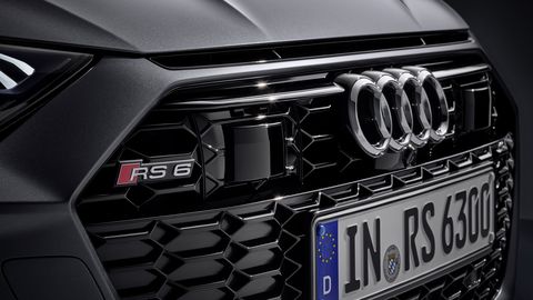 The Audi RS6 Avants gets a 4.0-liter twin-turbo V8 making 591 hp.
