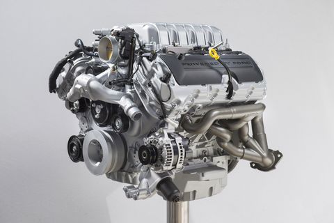 Take a look at the 5.2-liter, supercharged V8 of the 2020 Ford Mustang Shelby GT500

