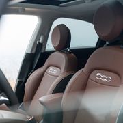 The interior of the 2019 Fiat 500X
