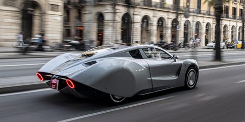The 2019 Hispano Suiza Carmen prototype was first shown at the Geneva motor show earlier this year.
