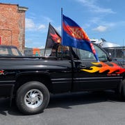 Spotted this 1995 Dodge Ram Big Daddy Don Garlits limited edition parked just off Woodward Avenue&nbsp;during the Dream Cruise. No.&nbsp;55 of 180.
