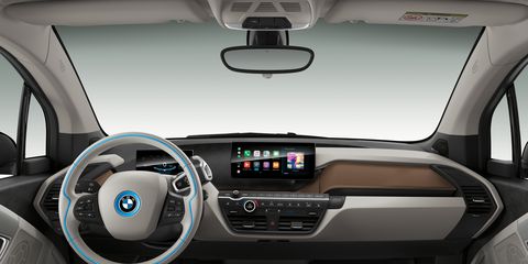 Interior of the&nbsp;2019 BMW i3 Sport.
