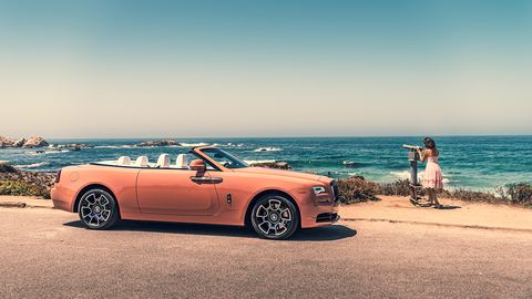 Three pastel-colored Rolls-Royce cars, part of the Black Badge lineup, debuted during Monterey car week
