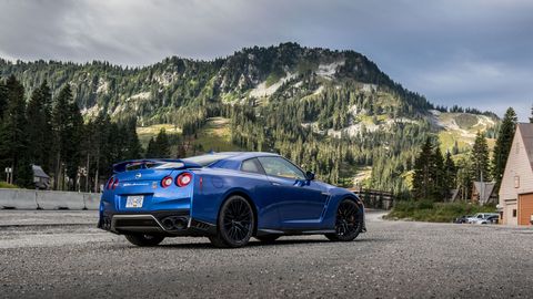 <span><span><span><span><span><span><span><span>In a world where the fastest cars have hybridized powertrains and electric power steering, the GT-R feels like something of a throwback. Cornering grip is savage, mechanical. Stir up its twin-turbo, 565 hp heart, handbuilt in a Japanese laboratory, and the car doesn't feel like it's running on pistons, just pure boost. </span></span></span></span></span></span></span></span>
