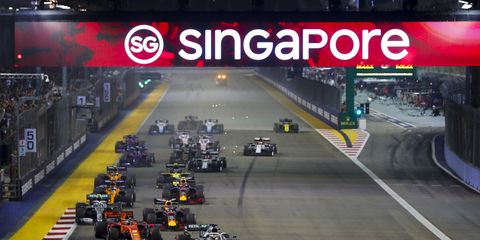 Sights from the F1 Singapore Grand Prix Sunday Sept. 22, 2019
