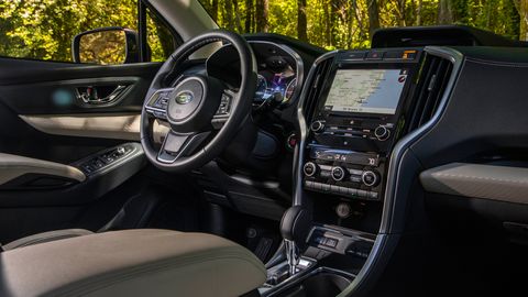The 2020 Subaru Ascent comes standard with EyeSight, the company's suite of safety features.
