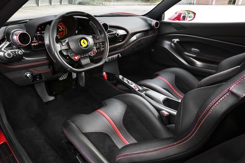 Ferrari F8 interior
