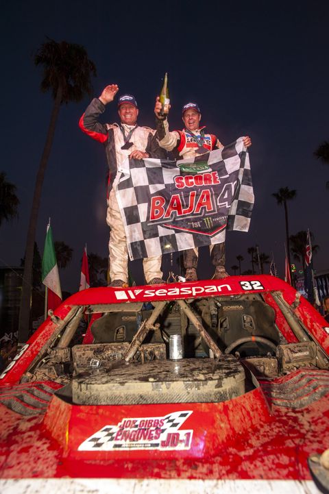 Ryan Arciero won the inaugural Baja 400 driving a&nbsp;NASCAR-powered Trophy Truck
