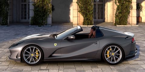 The Ferrari 812 GTS is based on the 812 Superfast.
