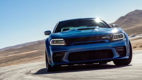 The 2020 Dodge Charger SRT Hellcat Widebody comes with 707-hp while the Daytona special edition adds ten more for a total of 717 hp.
