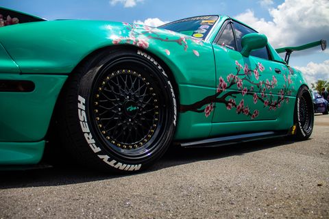 Gridlife South is full of high-horsepower drift machines and track-thrashing time attack cars.&nbsp;
