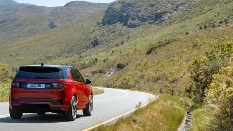 The 2020 Land Rover Discovery Sport comes with a 246-hp four-cylinder engine.
