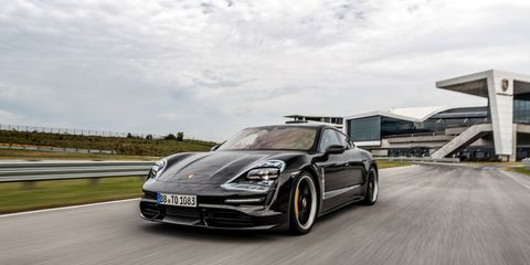A short ride in a camouflaged Porsche Taycan -- disguises included fake tailpipes -- was enough to drive home the point: Porsche first electric vehicle is one we should all be taking seriously.
