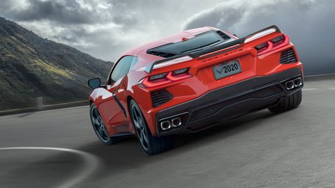 The 2020 C8 Chevy Corvette will be offered in hardtop and convertible form.
