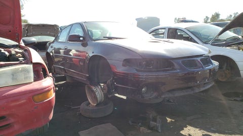 Junked 2002 Pontiac Grand Prix 40th Anniversary Edition