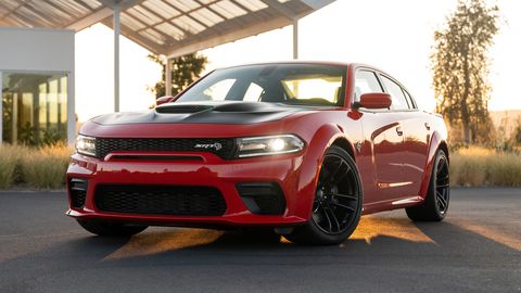 2020 Dodge Charger Widebody in red