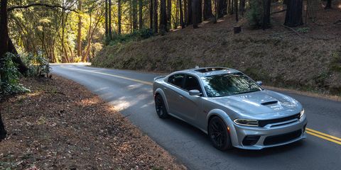 The 2020 Dodge Charger Scat Pack Widebody is still plenty of power for the street.
