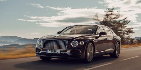 The 2020 Bentley Flying Spur is an elegant, expensive luxury sedan.
