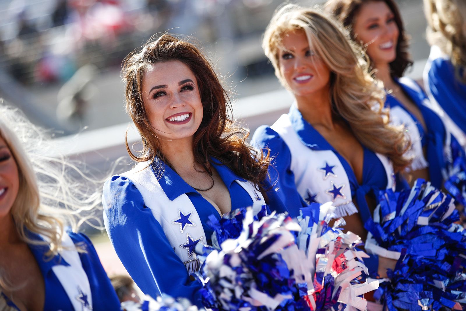 Dallas Cowboys cheerleaders, F1 Grand Prix of USA at Circuit of