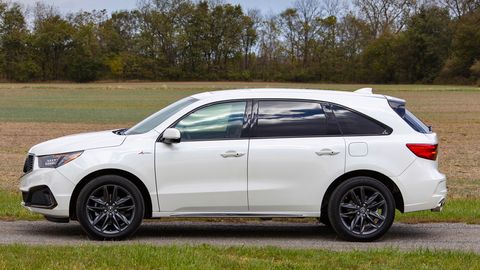 The Acura MDX A-Spec gets a 3.5-liter V6 delivering 290 hp.

