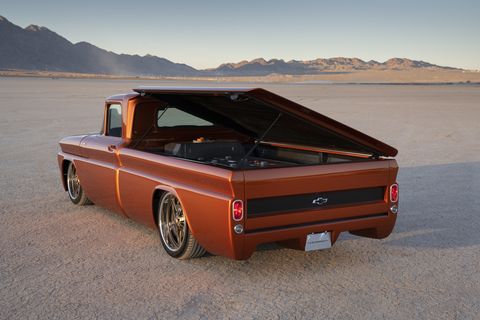 The all-electric 1962 Chevrolet C-10 pickup packs a cool crate engine under the hood that might give hope to those who want to electrify their classic cars.
