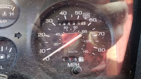 Ford didn't start using six-digit odometers in most cars until well into the 1990s, so we can't say whether this car was pushing 100,000 miles or 600,000 miles when it came to this sad place.
