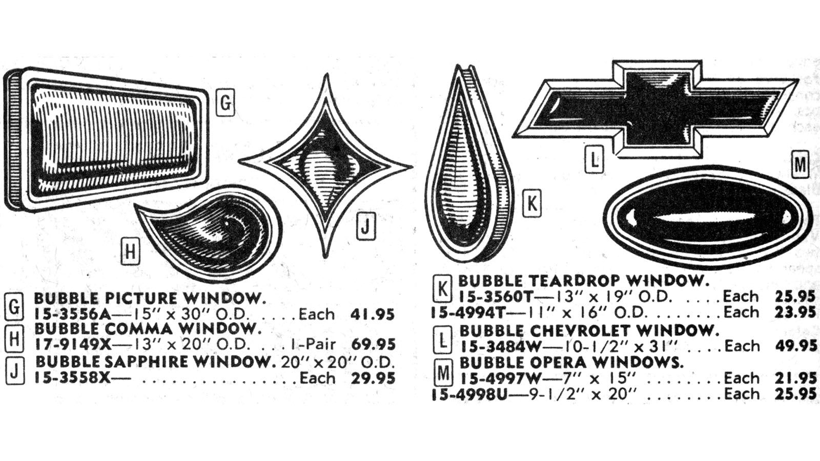 70's van windows