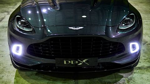 The Aston Martin DBX won't be confused for anything else.
