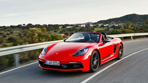 The 2020 Porsche 718 Boxster and Cayman T will hit dealerships in summer 2020.
