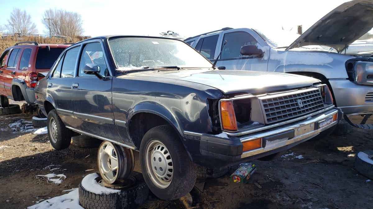 1984 Isuzu I-Mark Sedan in Colorado junkyard