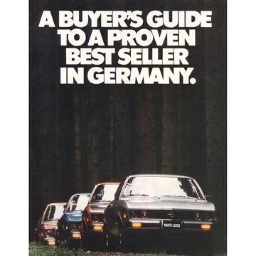 General Motors made a strong effort to sell Opels through American Buick dealerships during the 1970s.
