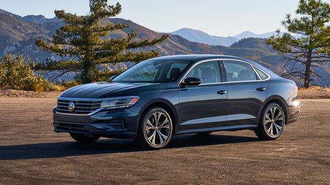 The 2020 Volkswagen Passat goes on sale in early 2020.
