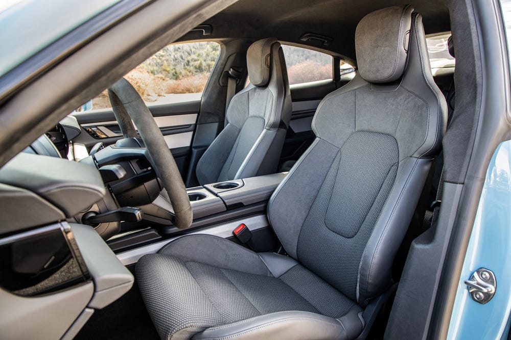 2020 Porsche Taycan 4S interior