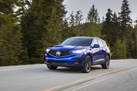 The 2019 Acura RDX starts at $38,295. The official on-sale date is June 1. Shown here is the RDX A-Spec.
