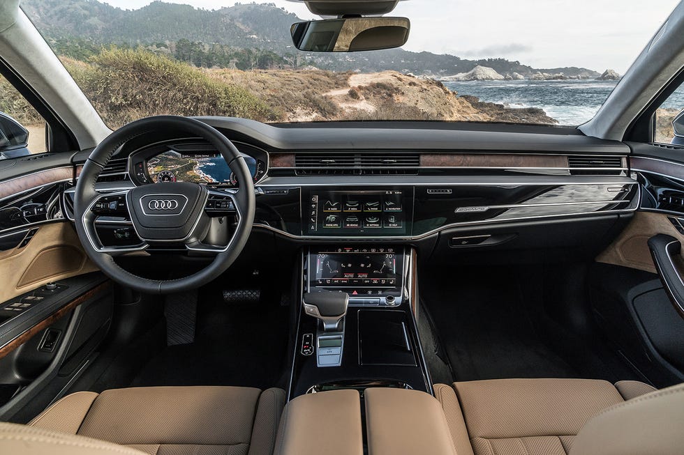 inside the 2024 audi a8 luxury sedan