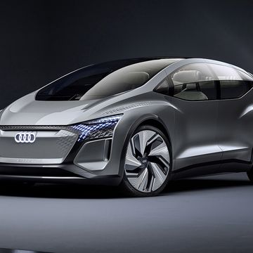 Audi's AI:ME concept gives a glimpse at the approaching age of electric, autonomous vehicles and their interiors.