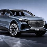 The Q4 e-tron concept is a close preview of Audi's upcoming electric SUV.