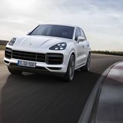 The new Porsche Cayenne Turbo makes its debut at the Frankfurt motor show.