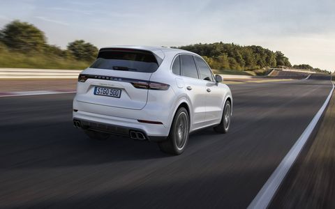 The new Porsche Cayenne Turbo makes its debut at the Frankfurt motor show.