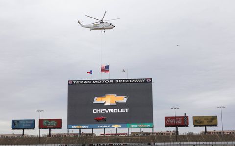 The 2019 Chevy Silverado made a surprise appearance at Texas Motor Speedway before its Detroit auto show premiere in January.